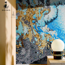 Cat Eye Crystal Glass Mosaic Sheared TV Background Wall Light Extravaganza aisle Art Deco Decorative Painting Tiles