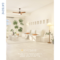 Cat Eye Mate Living Room Microcement Tile Visual Toilet Soft - brick Retro - Clean Bathroom Floor tiles