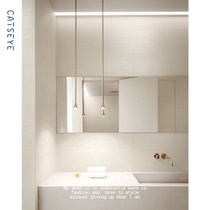 Cat Eye Japanese - style silent toilet tiles Cream white bathroom silk glazed wall tile toilet kitchen floor tile