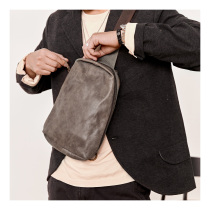  Chest bag male youth canvas small backpack Casual mens messenger bag Commuter trend mens bag shoulder bag mens bag