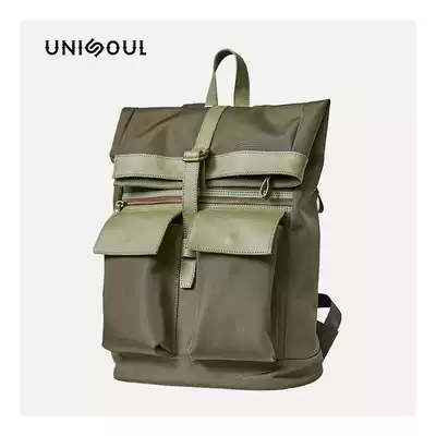 UNISOUL backpack men's trendy brand casual nylon backpack 2021 new travel bag university high school student school bag
