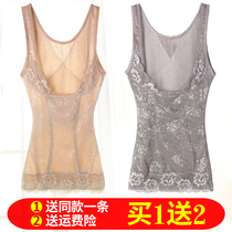 Summer slimming fat-burning body underwear postpartum body shaping shirt top vest no trace belly shaping clothes womens corset