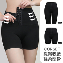 Middle-high waist No-scratches gluteal underpants closeout pants woman bunches waist shaping tummy powerful anti-walking light safety pants