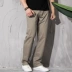 Mùa hè cho nam Quần thường xuyên Quần cotton cho nam Quần rộng XL Quần thường - Quần tây thường quần áo nam đẹp Quần tây thường