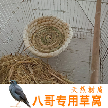 Eight-brother special grass four seasons warm bird nest summer straw woven breeding and hatching sleeping bird supplies