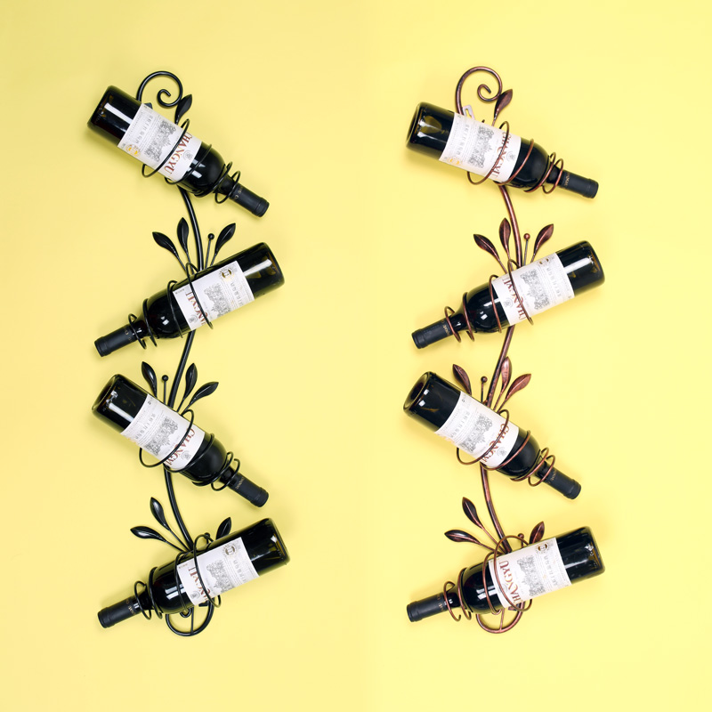 Red Wine Rack Wall-mounted Wine Rack Wall-mounted Wine Rack Creative Shelve Wine Rack Home Decoration Rack Swing