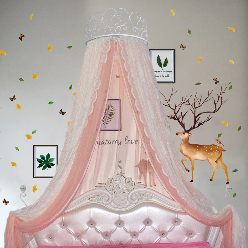 Bed Mantle Headboard Curtain Eurostyle Hotel Beauty Salon Decoration Curtain veil Veil Princess Yarn Tent mosquito nets Minsleep Girl Heart