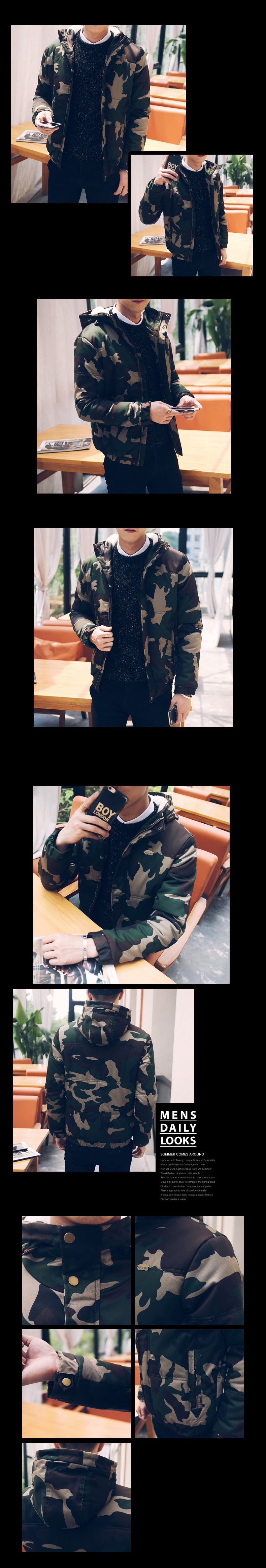 Blouson hiver pour homme en Polyester - Ref 3112239 Image 14