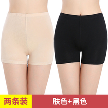 2 pieces of Hua Youyuan female leggings thin safety pants anti-light summer three-point insurance pants large size middle-aged shorts