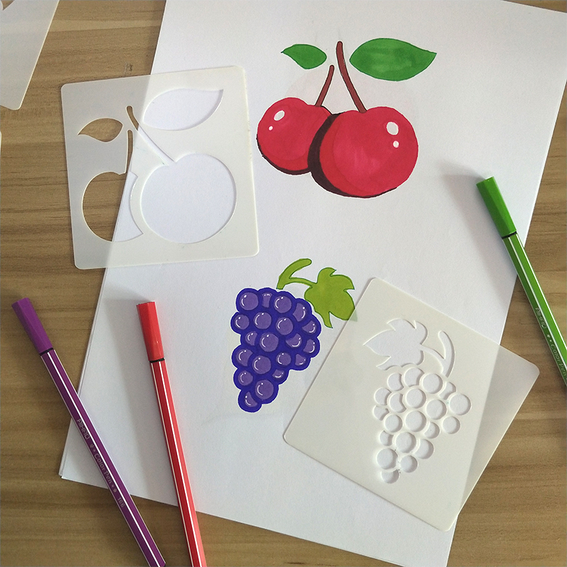 Encyclopedia-Style Patterned Hand-Drawn Newspaper Cut-Out Template Materials for Elementary School and Kindergarten Students' Drawing and DIY Scrapbooking Tools