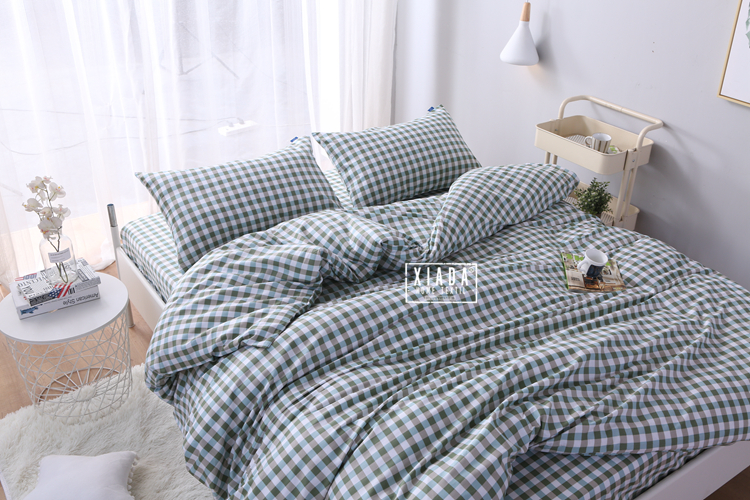 Mùa thu và mùa đông một mảnh bông chăn sinh viên độc thân 150x200 200x230 phong cách tối giản bông chăn con đúp - Quilt Covers gối kèm chăn