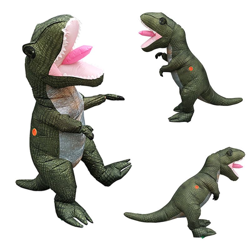 Halloween performance costumes children adult inflatable dinosaur mount dinosaur clothes children inflatable costume Tyrannosaurus rex
