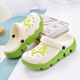 Tide, тапочки в стиле Crocs, нескользящие ультрамягкие мюли на платформе, спортивная пляжная обувь для отдыха, подходят для носки на улице, популярно в интернете