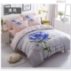 Đám cưới lớn màu đỏ bông cưới bốn mảnh set 1.8m2.0m ​​giường đôi lễ hội bông trải giường