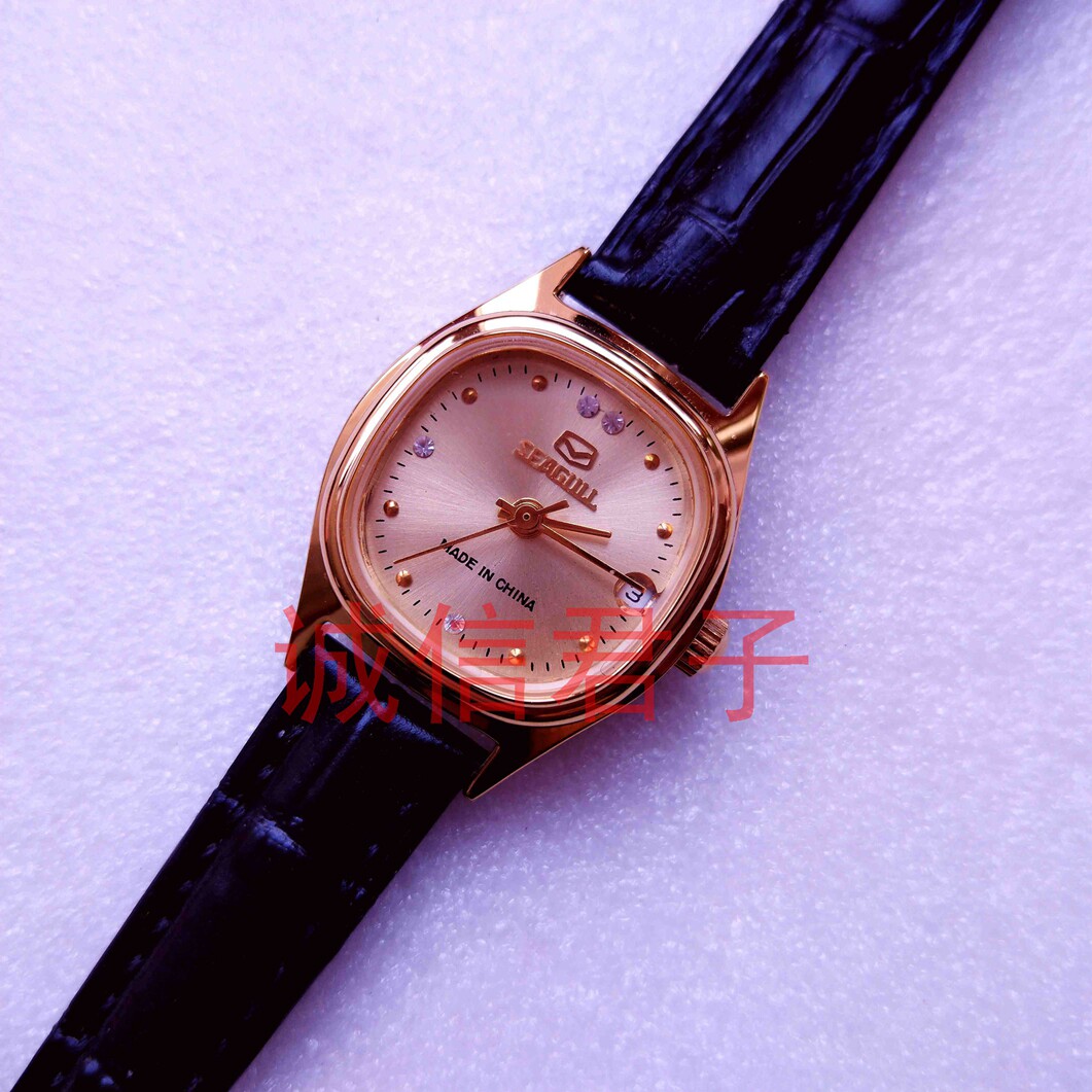 Stock Seagull Mechanical Watch Seagull Watches Women's Gilded Gilded Manual Upper Chord Antique Collection Tables Domestic Old Watch Women Watches