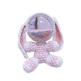 Вязаная сумка ручной работы, набор материалов, сумка на одно плечо, мультяшный рюкзак, картхолдер, кролик, «сделай сам»