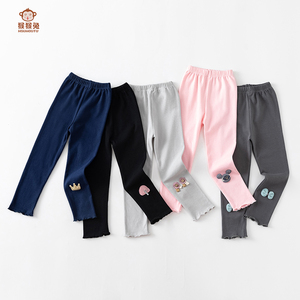 秋冬款女童纯棉打底裤长裤