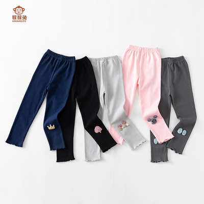 秋冬款女童纯棉打底裤长裤