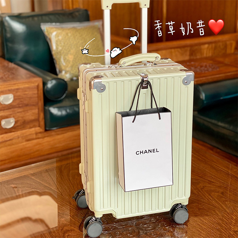 High-value fashion trolley case universal wheel aluminum frame suitcase 20 boarding case male 24 password suitcase female 26 inches
