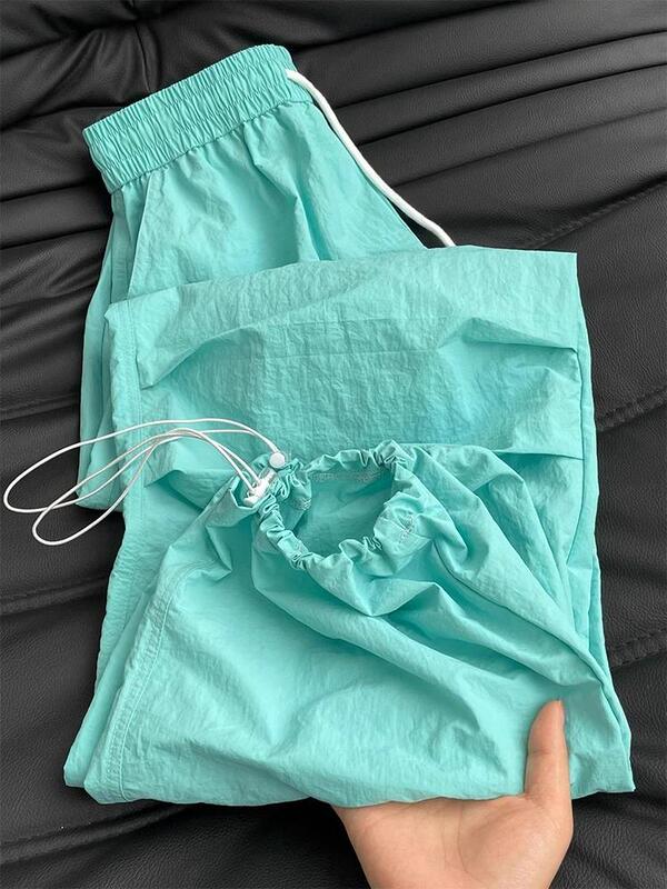 Clearance Sale~ Amazing Product! Super Hot! Lightweight, Breathable, Comfortable~ Mint Blue Drawstring Jogger Cargo Pants for Women, Summer Clearance Sale~ Amazing Product! Super Hot! Lightweight, Breathable, Comfortable~ Mint Blue Drawstring Jogger Cargo Pants for Women, Summer