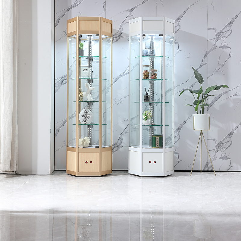 High-End Rotating Display Cabinet for Red Wine, Cosmetics, Beauty Salon Glass Display Cabinet, Dental Mold, Bank Precious Metal Product Display Cabinet High-End Rotating Display Cabinet for Red Wine, Cosmetics, Beauty Salon Glass Display Cabinet, Dental Mold, Bank Precious Metal Product Display Cabinet