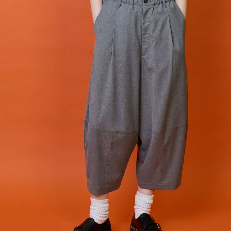 Fb Loose Fit Cropped Pants Casual Pants Unisex