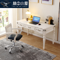 Desk Home Writing Desk European Book Table White Study Furniture Combination Simple American Computer Solid Wood Desk