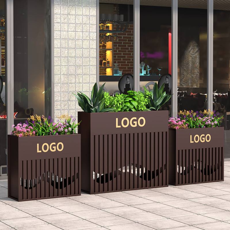 SamplesHouseCentersMilktea shopsSquare Outdoor Flower Box Combination Villa Garden Flower Flower Room