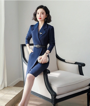 Promotion 2020 Brand Career dress Dress Fall New body Slim Fashion Temperament Preschool Teacher Long Sleeve Dress