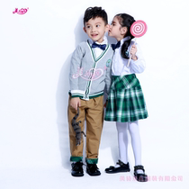 2021 Meier Hui Yinglun Wind Mao Line Clothing Suit Kindergarten School Uniform Four Sets Fashion Pop Style