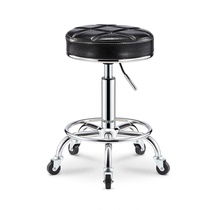 Haixiu Round Stool Rotating Beauty Stool Chair Explosion-proof Beauty Stool Chair Hairdressing Stool Chair Lifting High Work Stool