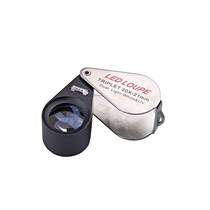 LED light jewelry jade identification magnifying glass Wen play diamond high power HD 10 20 30 times