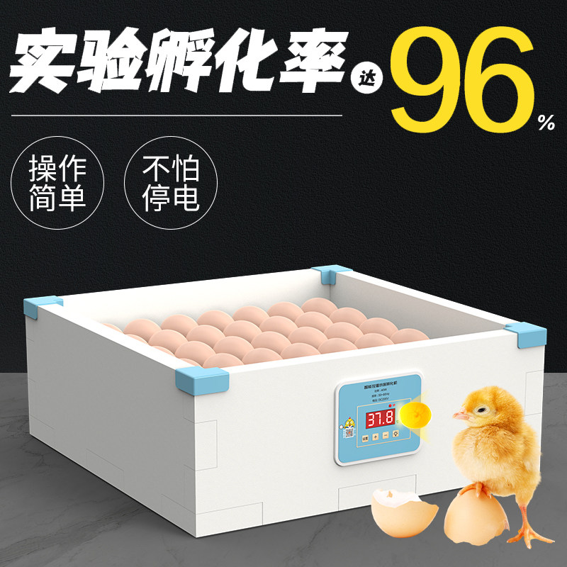 小型家庭用ウォーターベッド式孵卵器。アヒル、ガチョウ、ハト、ニワトリ用の全自動インテリジェント孵卵器。