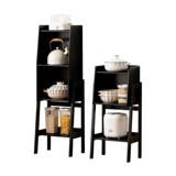 Кухонная стеллаж для хранения напольная многослойная многослойная стеллаж для хранения микроволновой печи буфет для хранения посуды домашний встроенный шкаф