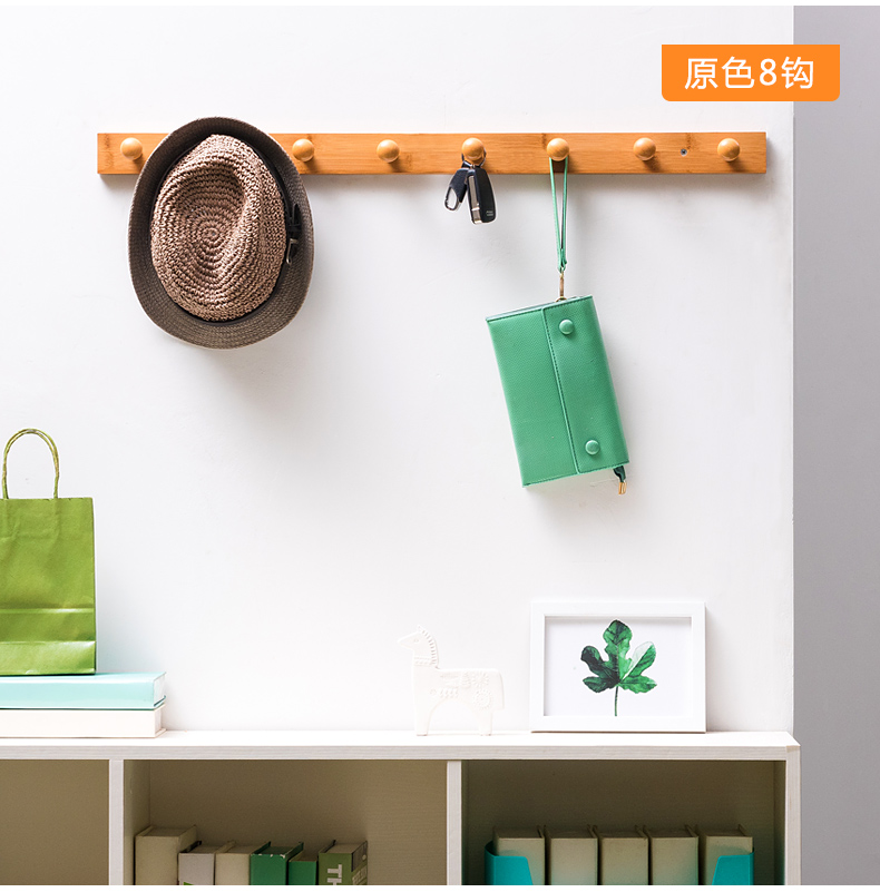 Gỗ ngựa giá áo lưu trữ phòng ngủ gỗ rắn treo quần áo lưu trữ giá quần áo sàn nhà đơn giản hiện đại - Kệ tủ góc tường