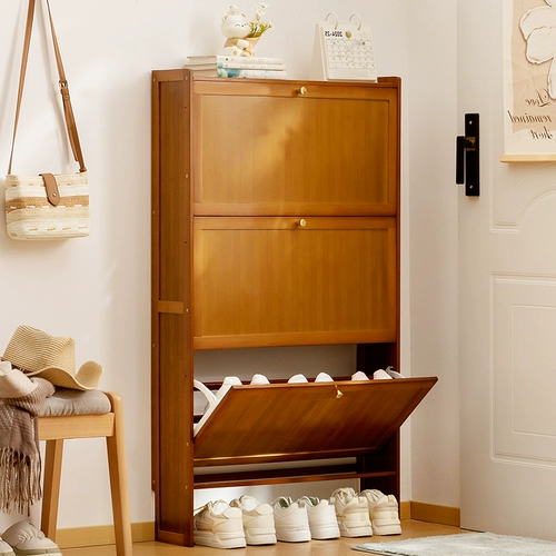 Ультратонкий шкаф для обуви, полка для обуви для бытовой двери, входная дверь, прихожая, хранилище большой емкости, компактный и простой