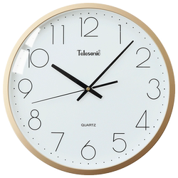 Telesonic/Uranus Living Room Clock Silent Bedroom Quartz Clock Fashionable Nordic Decor Internet Celebrity Wall Clock
