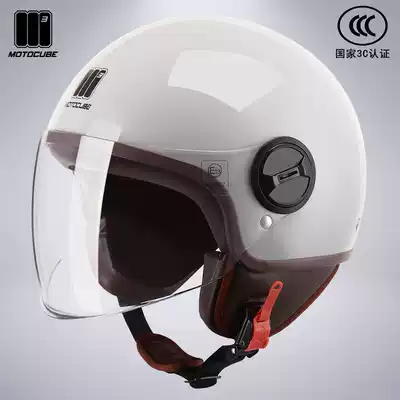 3C certified wild horse motorcycle cube electric car helmet female Four Seasons universal semi-helmet electric car helmet male Winter