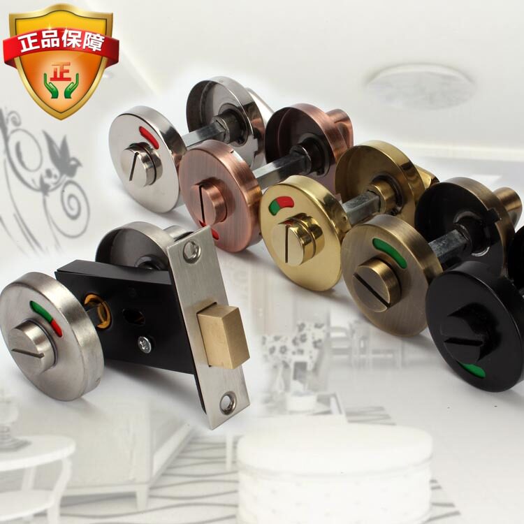 304 Stainless Steel Washroom Red Green Lock Makeup Room Instructions Lock Partition Accessories With No Lock No Key