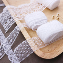 (5 meter price) thin piece of chemical fiber lace hollowed-out wrapping lace childrens clothing DIY handmade cloth art accessories