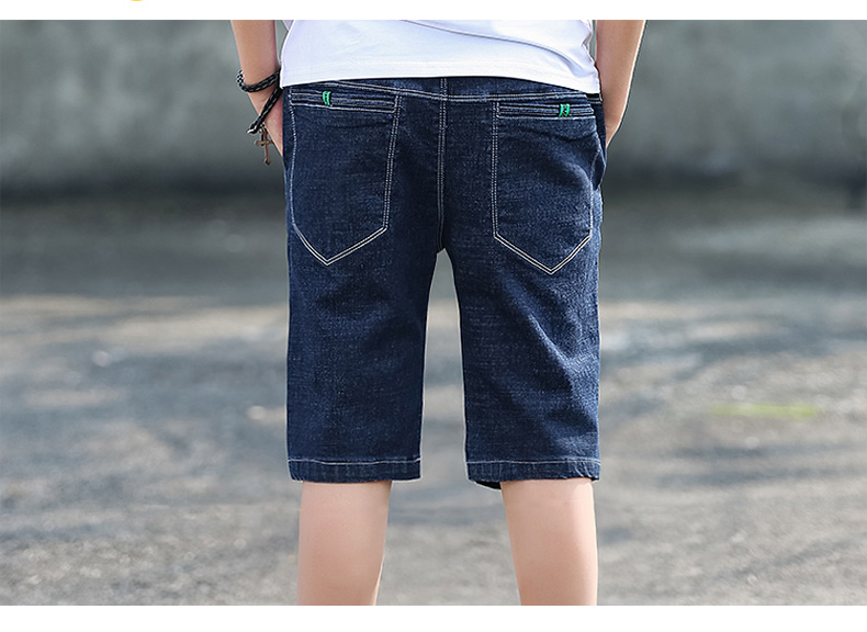 Trai quần short denim 2018 mùa hè mới quần mỏng 15 tuổi 12 lớn trẻ em quần lỏng lẻo năm quần