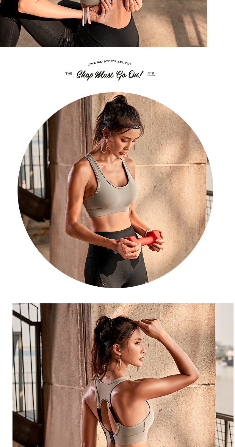 Áo khoác thể thao chống sốc có thể làm đẹp trở lại áo tank top gym nữ