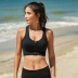 Khóa kéo phía trước chống sốc sốc đồ lót thể thao phụ nữ vest kiểu thu thập yoga vẻ đẹp trở lại áo ngực chạy thể dục áo ngực phụ nữ áo bra chạy bộ Đồ lót thể thao