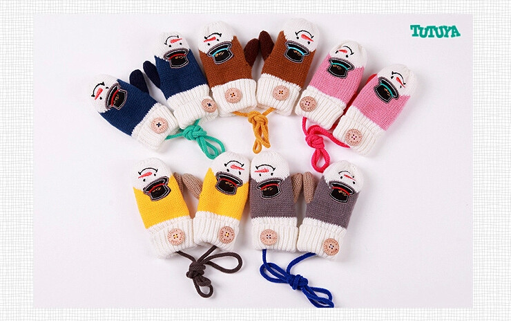 Gants pour enfants en de laine - Ref 2146634 Image 17