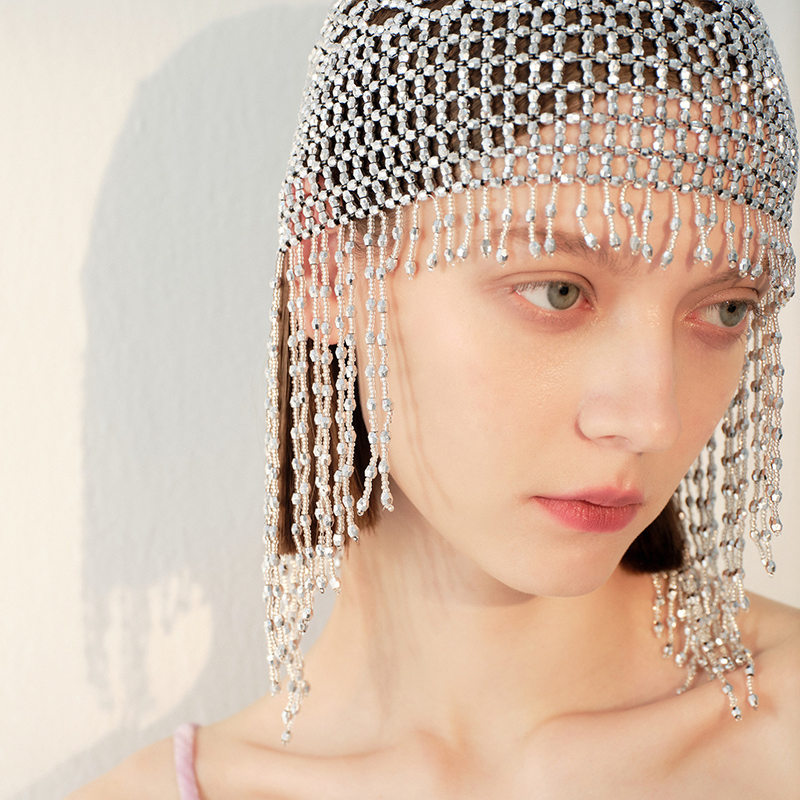 Su Xin Tassel Hollow-Out Personalized Headwear for Women, Fashionable High-End Design, Vintage Aesthetic, Elegant Hair Accessories