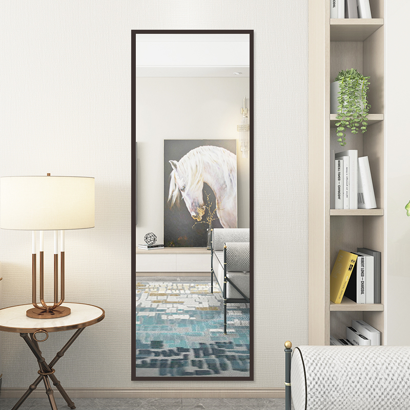 Mirror Sticker Wall Self-Glued Full Body Full-body Mirror Wall-mounted Adhesive Hanging Wall Free From Punching For Home Audition Floor Lens Ins Wind