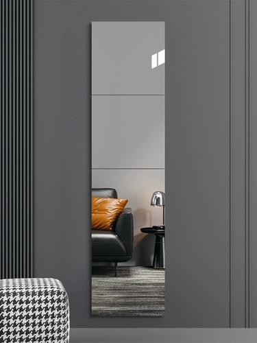 Легкий роскошный стиль зеркальный зеркальный паста настенный самоосудительный домашний заправка зеркало общежитие