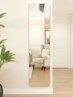 Full-body mirror wall hanging adhesive soft self-adhesive mirror wall dormitory student hanging wall dormitory low price
