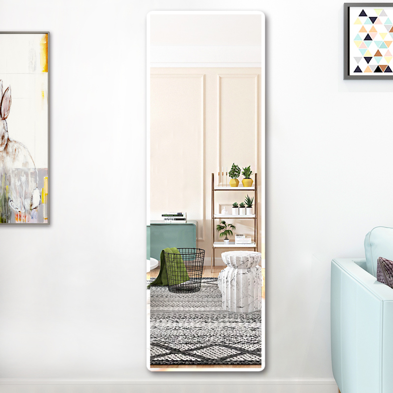 Mirror full-body mirror hanging on the wall self-adhesive net celebrity three-dimensional wall hanging paste wall ins full-length mirror on the wall