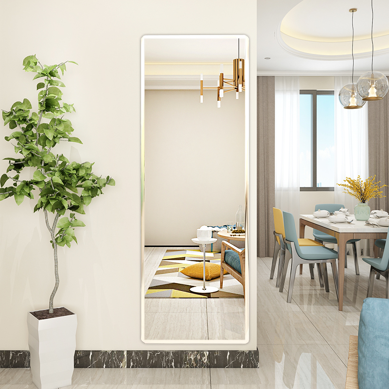 Mirror Wall self-adhesive wall hanging adhesive small apartment household wall dormitory fitting full body full length mirror hanging wall can be glued